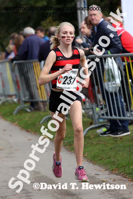 Womens under-17s ERRA Road Relays, Sutton Coldifield, Birmingham. Photo: David T. Hewitson/Sports for All Pics